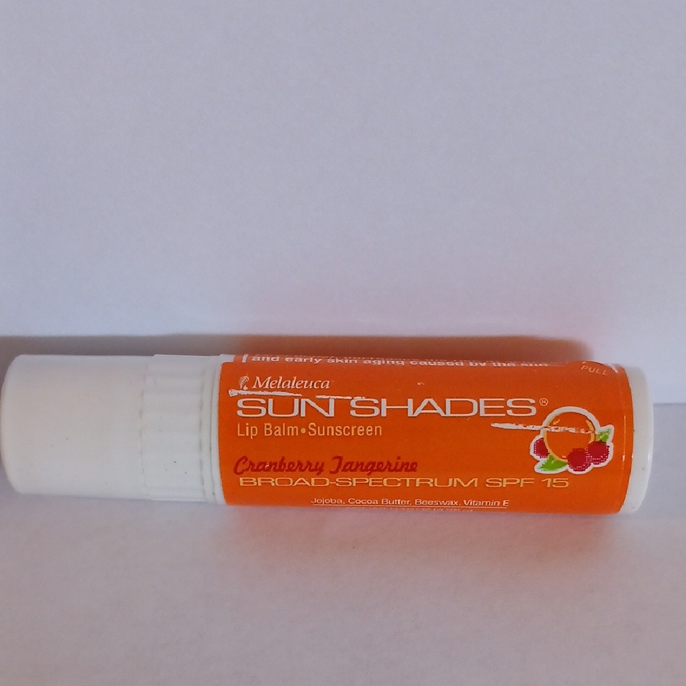 Melaleuca Sun Shades Cranberry Tangerine Lip Balm